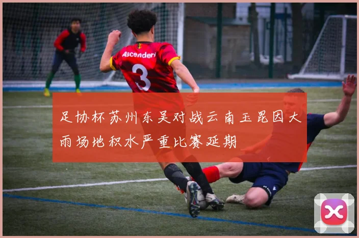 足协杯苏州东吴对战云南玉昆因大雨场地积水严重比赛延期